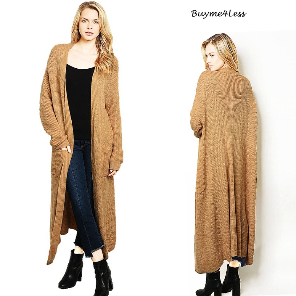 Whitney Longline Duster Sweater Cardigan